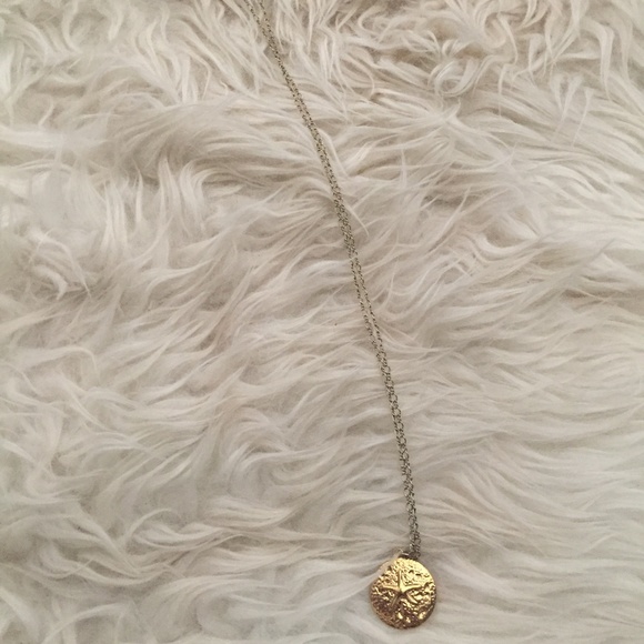 J. Crew Sand Dollar Necklace - Picture 2 of 6